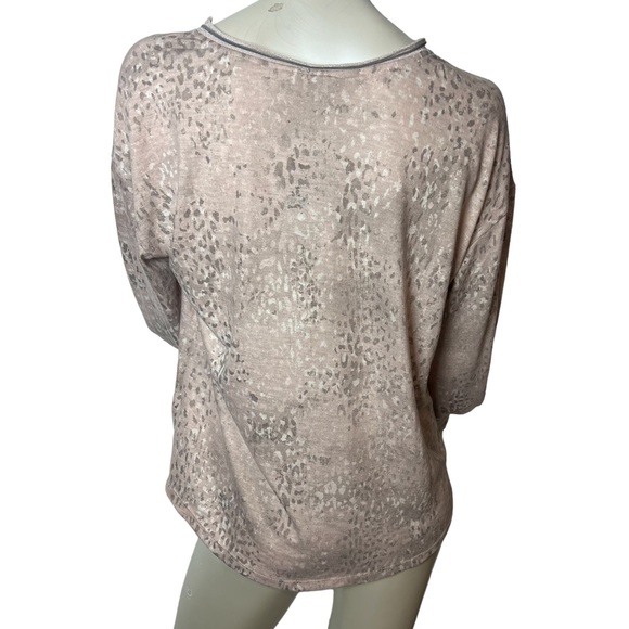 ‼️3 for $35‼️ - Heather Blush Long Sleeve side tie knot Top - (#0618) - Picture 5 of 10